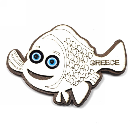 Μαγνητάκια Ξύλινα Γούρια 10102-210