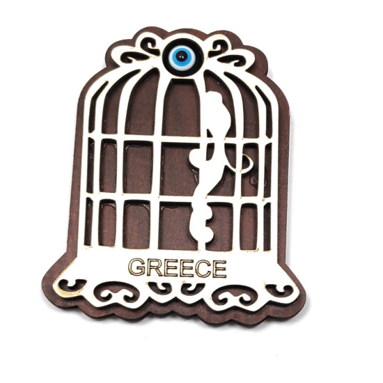 Μαγνητάκια Ξύλινα Γούρια 10102-214