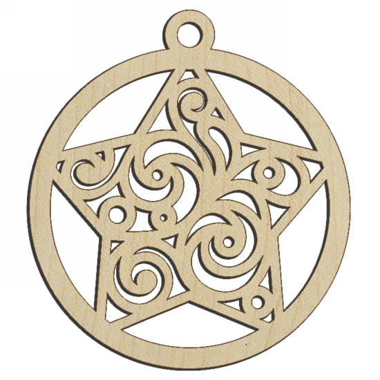 Στολίδια Ξύλινα 90103-007