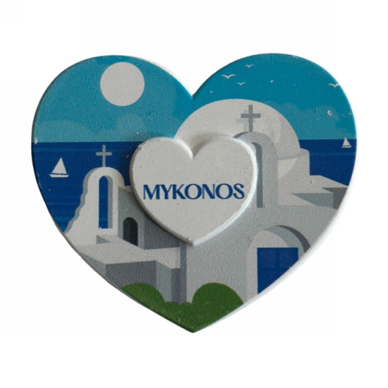 Μαγνητάκια Πολυεστερικά Καρδιά 10105-186