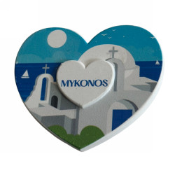 Μαγνητάκια Πολυεστερικά Καρδιά 10105-186